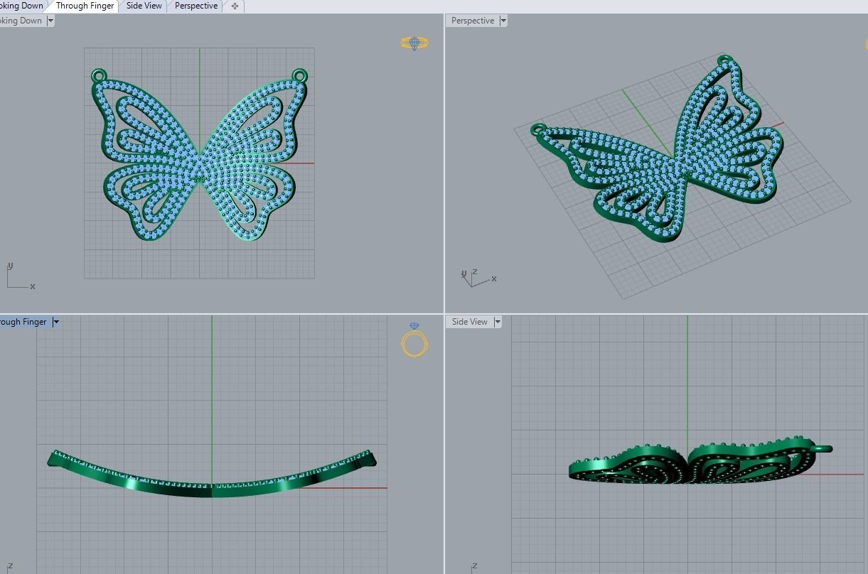 pendant 3D print model_4