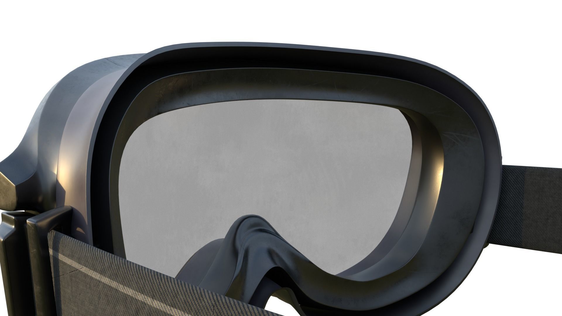 snow mask with 4k pbr texture 3D model_5