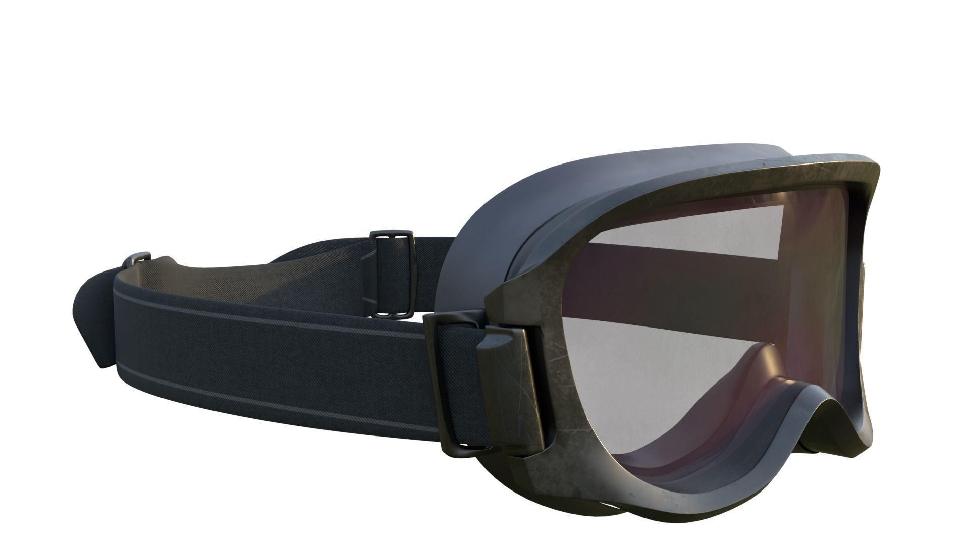 snow mask with 4k pbr texture 3D model_3