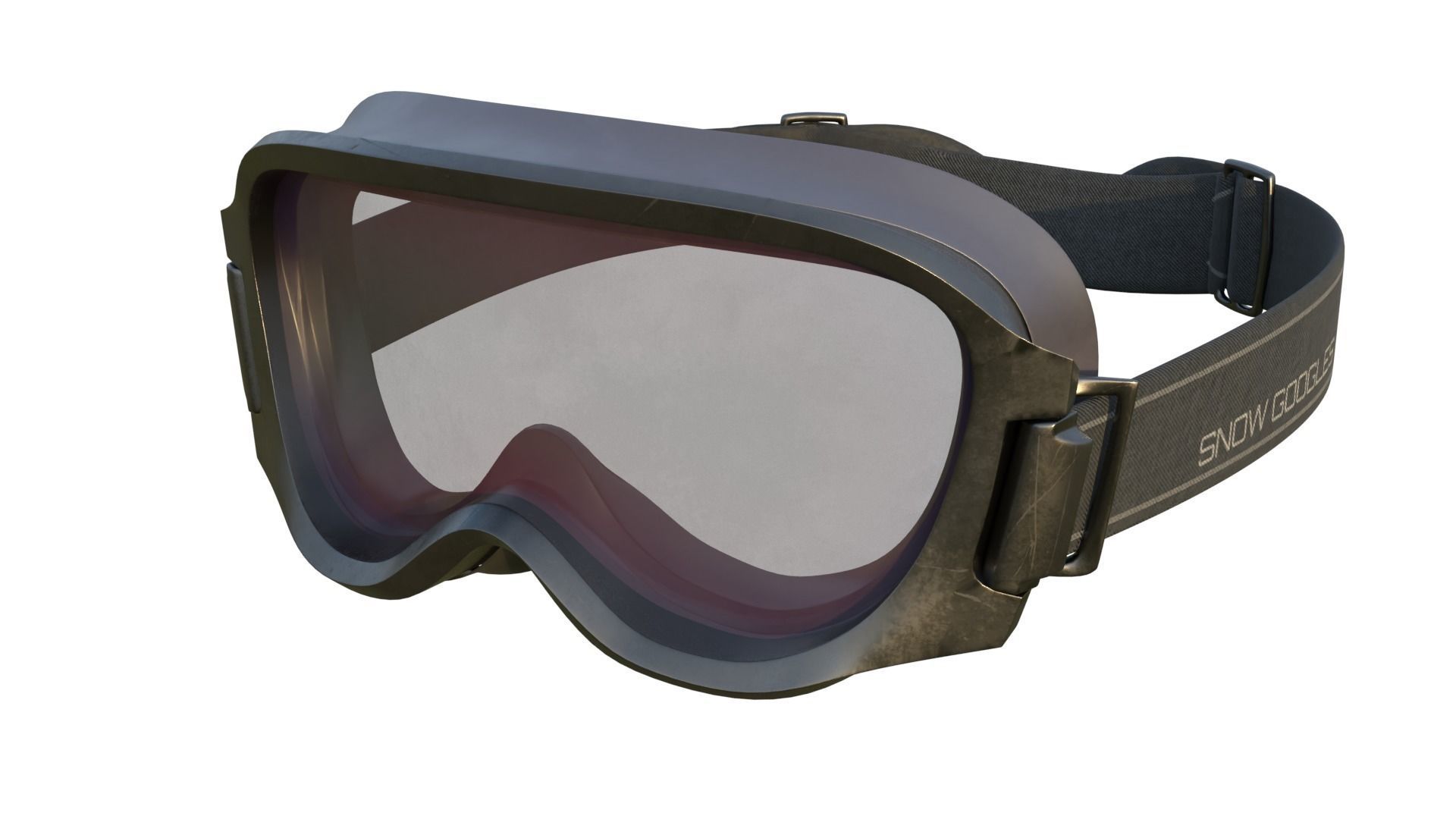 snow mask with 4k pbr texture 3D model_2