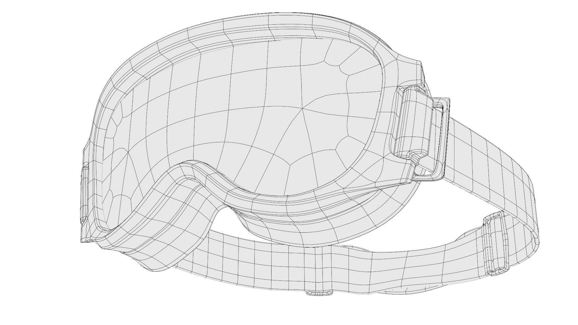 snow mask with 4k pbr texture 3D model_10