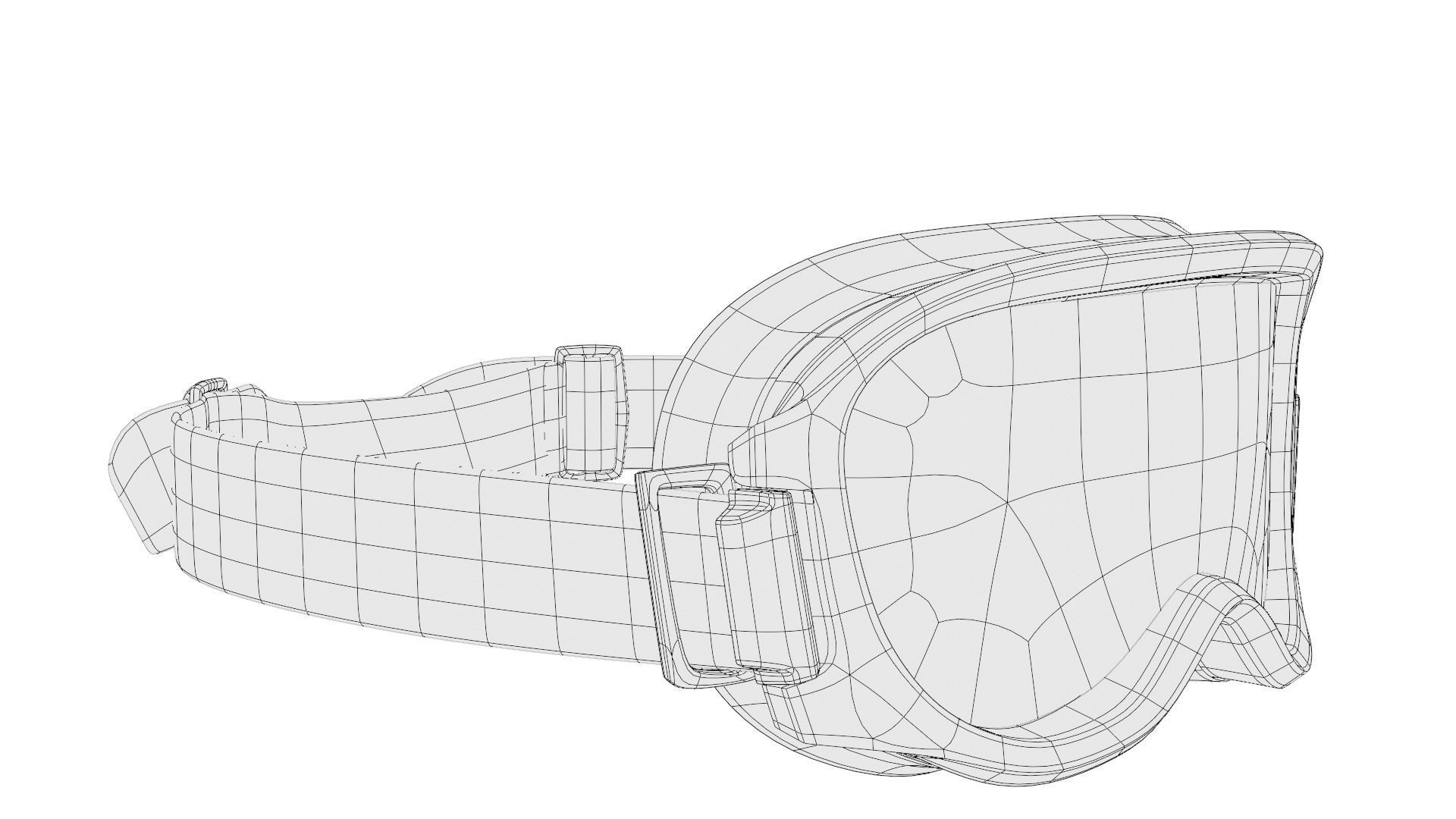 snow mask with 4k pbr texture 3D model_8