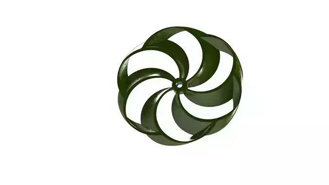 Toroidal propeller 3D print model 3D print model