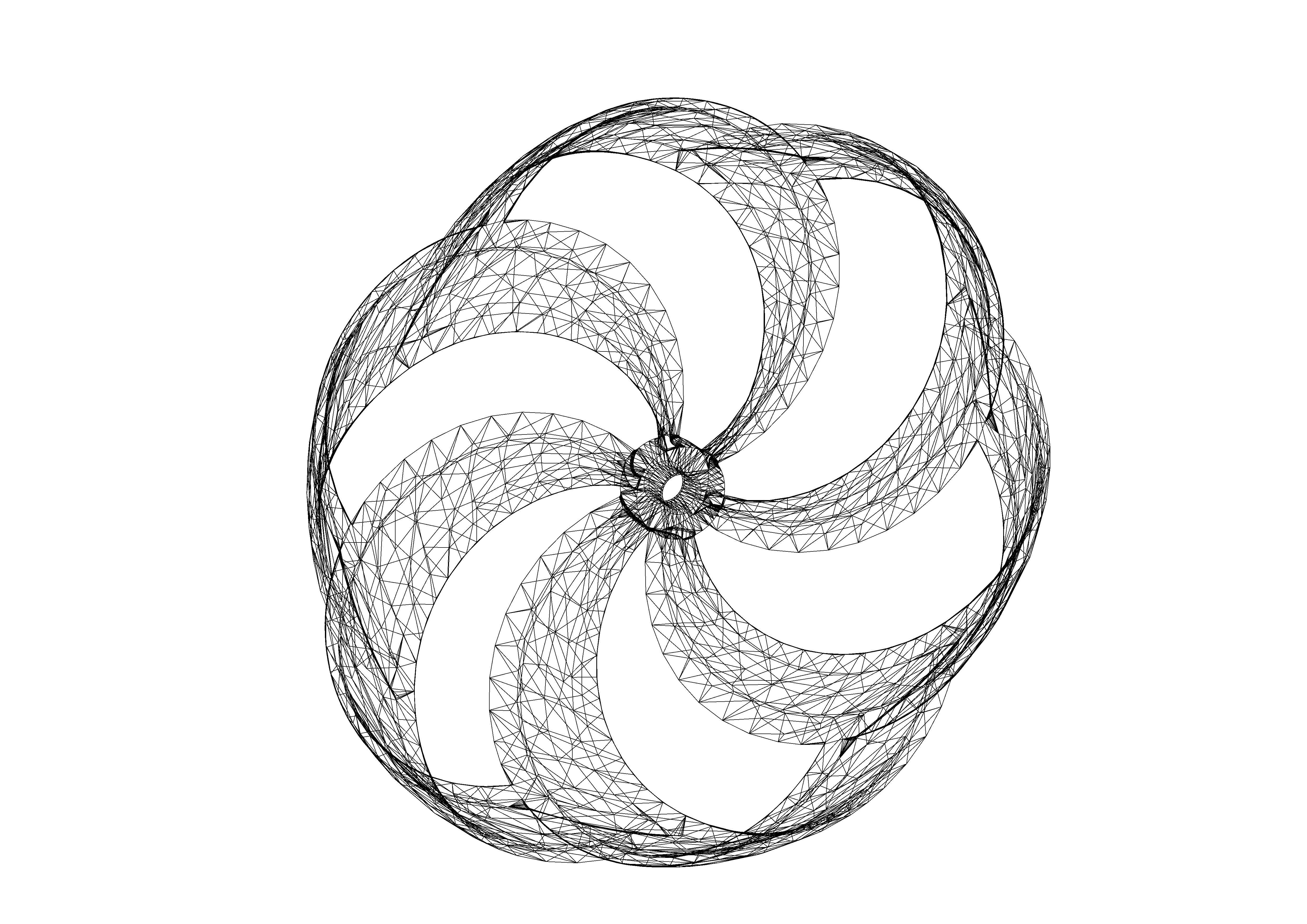 Toroidal propeller 3D print model 3D print model_7