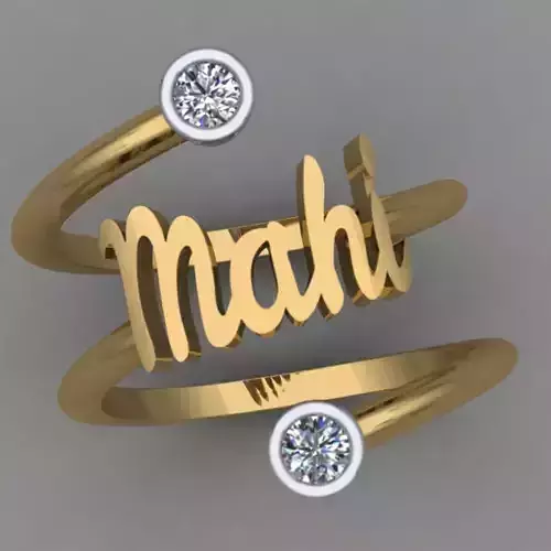 Diamond Ring 3D print model