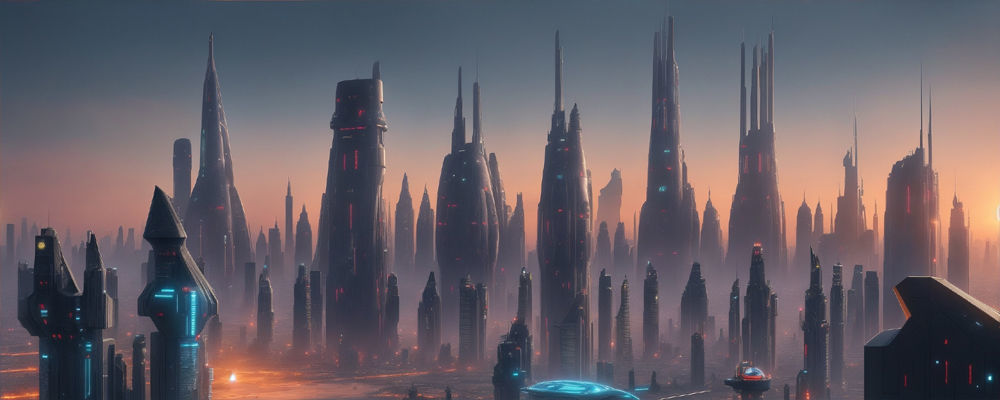 36 Futuristic Cities 3D model_26