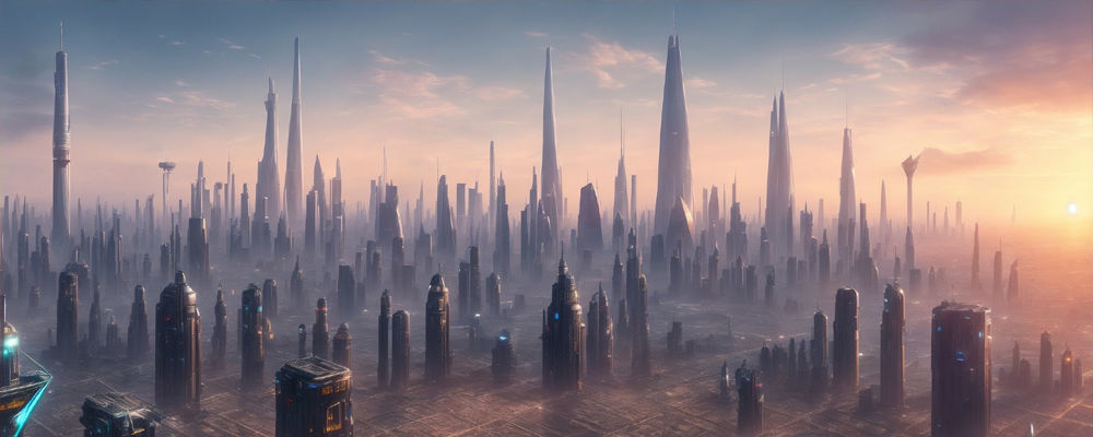 36 Futuristic Cities 3D model_28