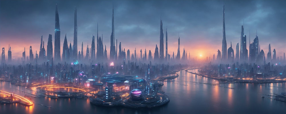 36 Futuristic Cities 3D model_35
