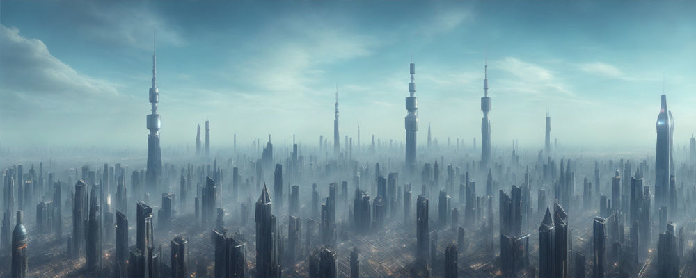 36 Futuristic Cities 3D model_21