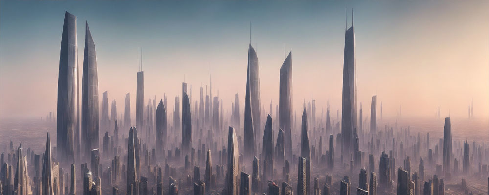 36 Futuristic Cities 3D model_19