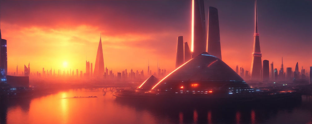 36 Futuristic Cities 3D model_33