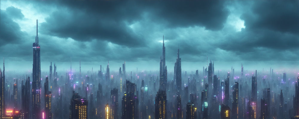 36 Futuristic Cities 3D model_17