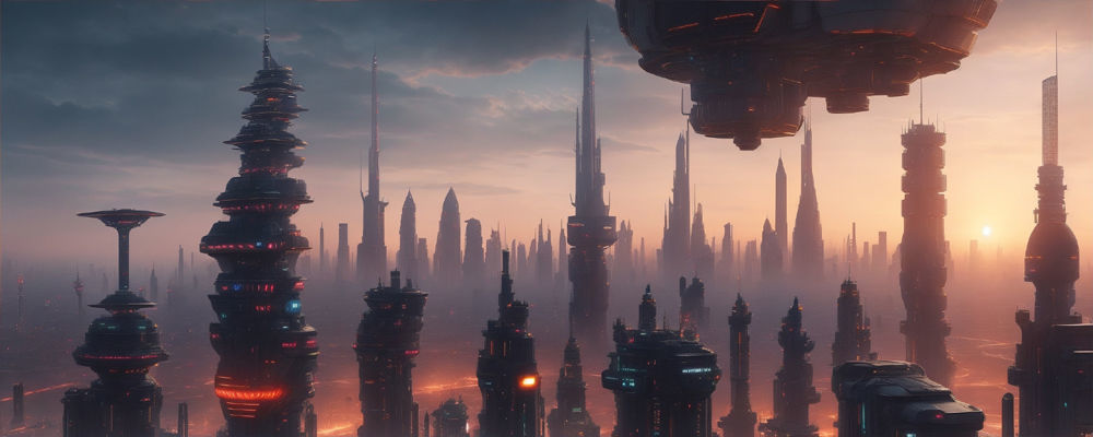 36 Futuristic Cities 3D model_25