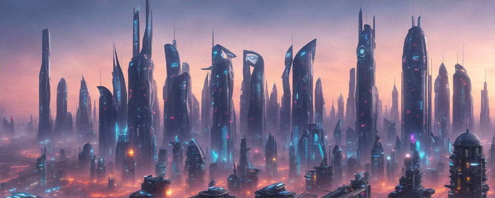 36 Futuristic Cities 3D model_29