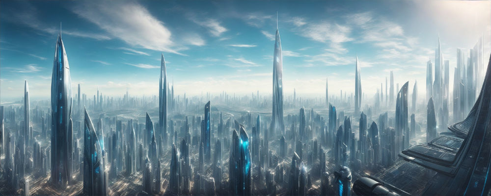 36 Futuristic Cities 3D model_9