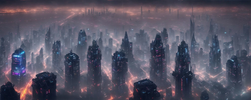 36 Futuristic Cities 3D model_8