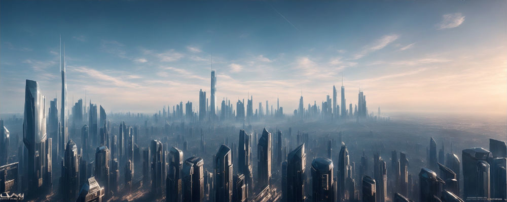 36 Futuristic Cities 3D model_5
