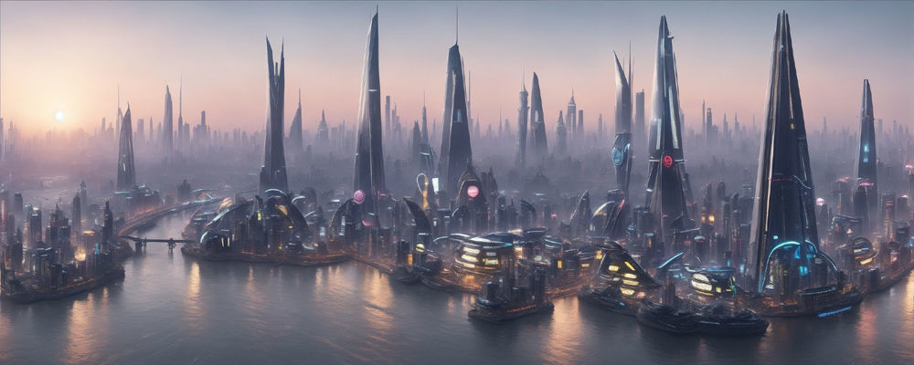 36 Futuristic Cities 3D model_2