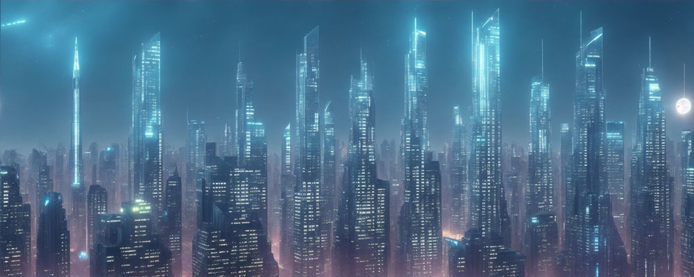 36 Futuristic Cities 3D model_6