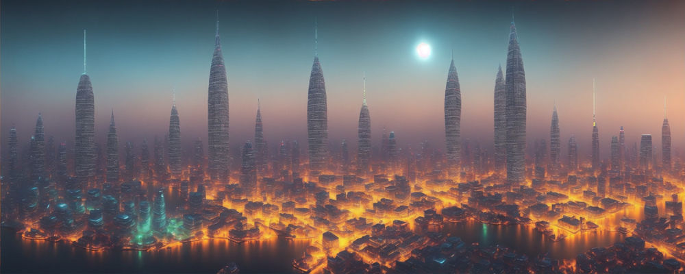 36 Futuristic Cities 3D model_24