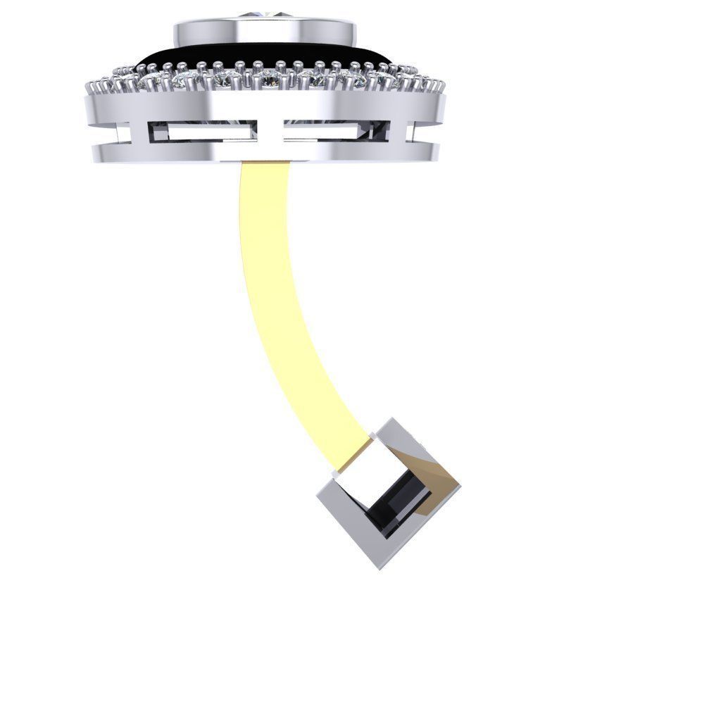 Gents Cufflinks 3D print model 3D print model_8