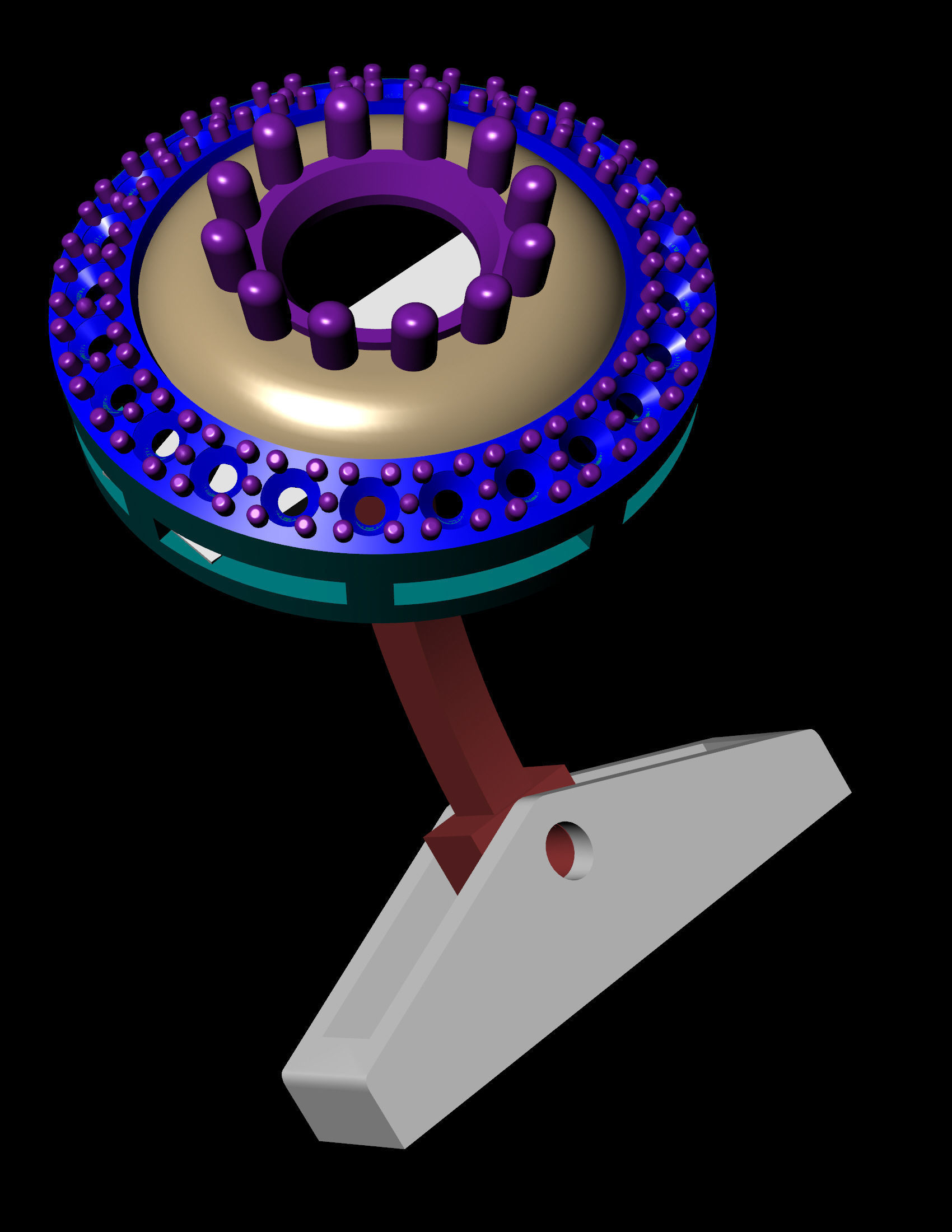 Gents Cufflinks 3D print model 3D print model_11