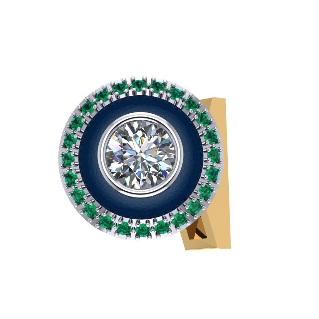 Gents Cufflinks 3D print model 3D print model_7