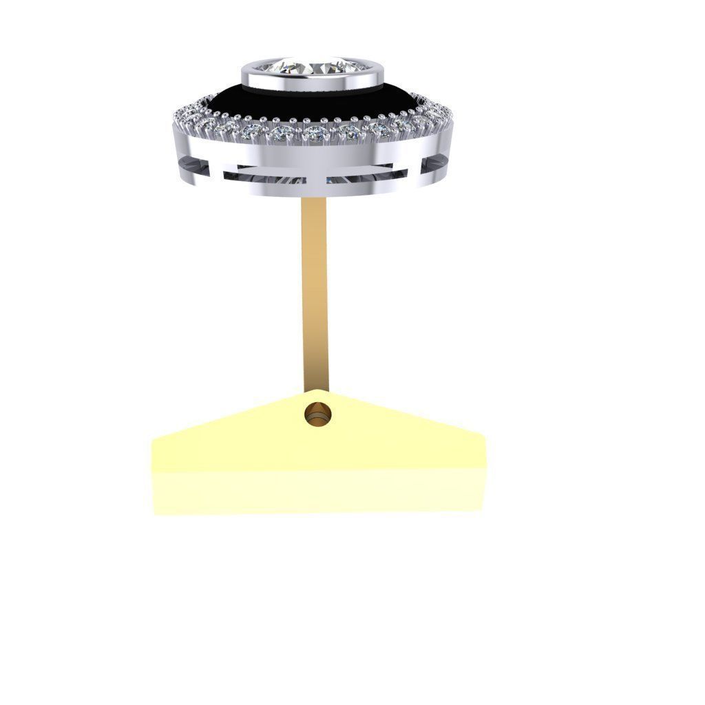 Gents Cufflinks 3D print model 3D print model_9