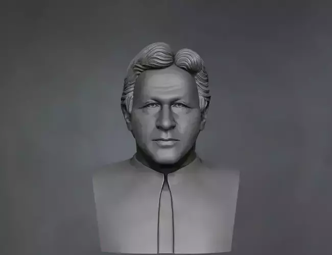 chairman PTI Imran Khan 3D model Free 3D print model