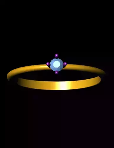 Diamond Ring 3D print model