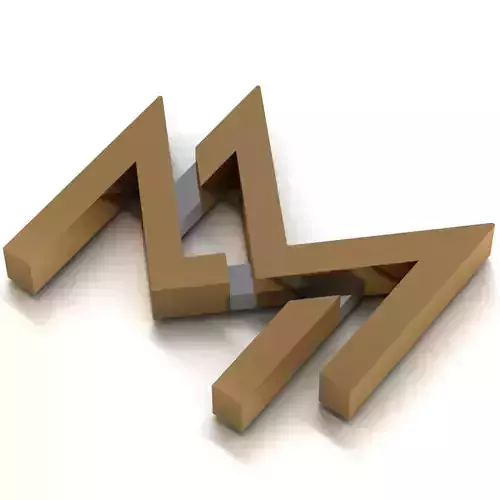 M Pandent Set 3D print model