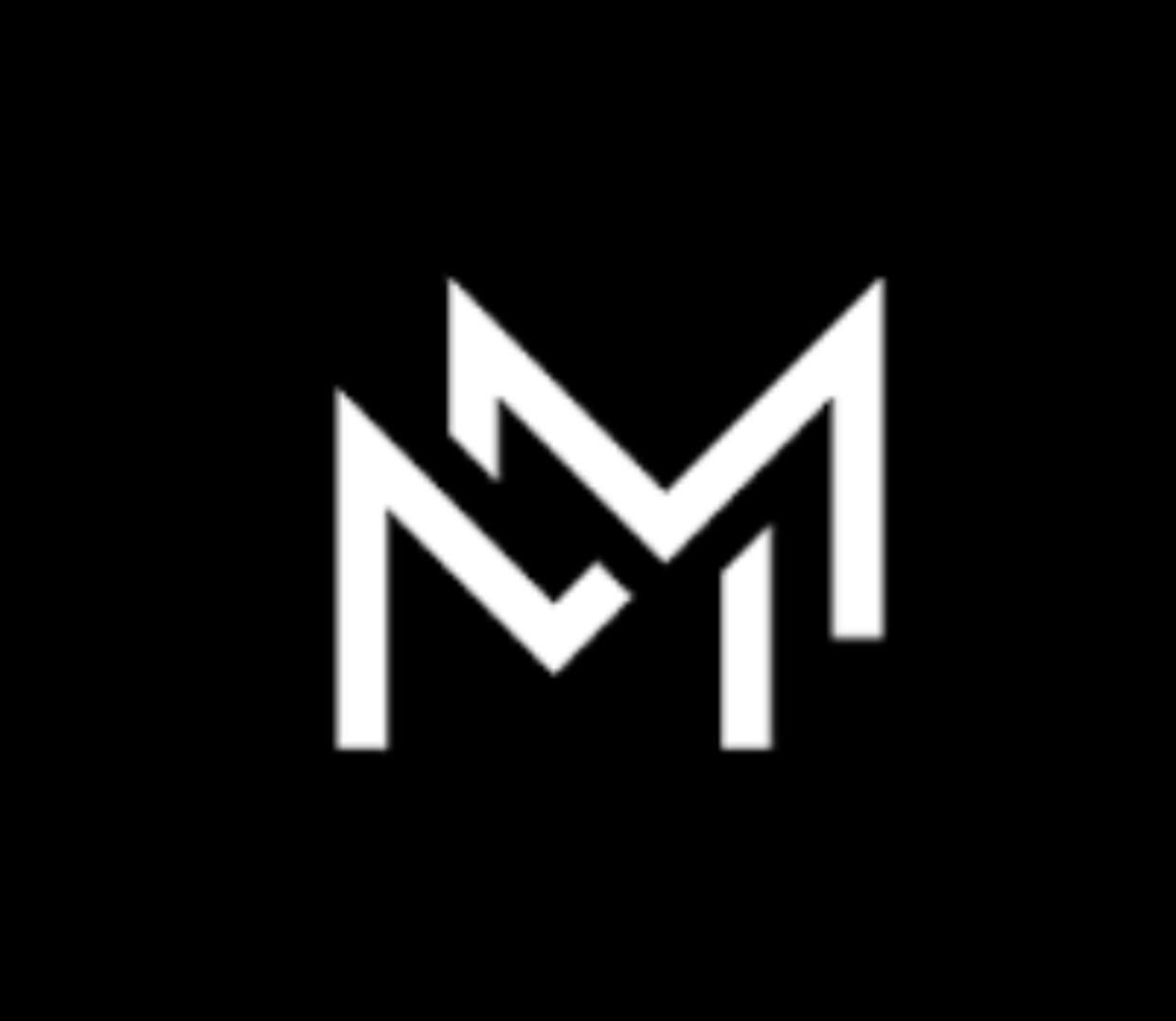 M Pandent Set 3D print model 3D print model_3