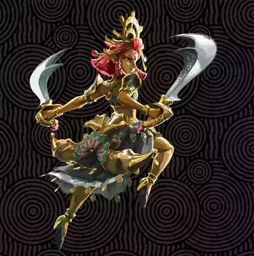 Riju Zelda Tears of the kingdom 3D print model