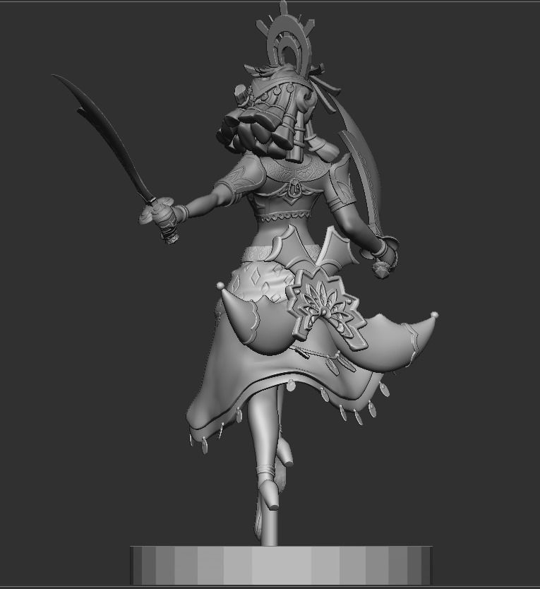 Riju Zelda Tears of the kingdom 3D print model_4