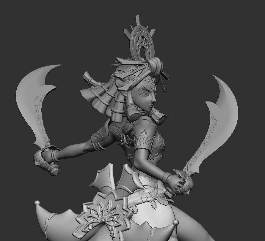Riju Zelda Tears of the kingdom 3D print model_2