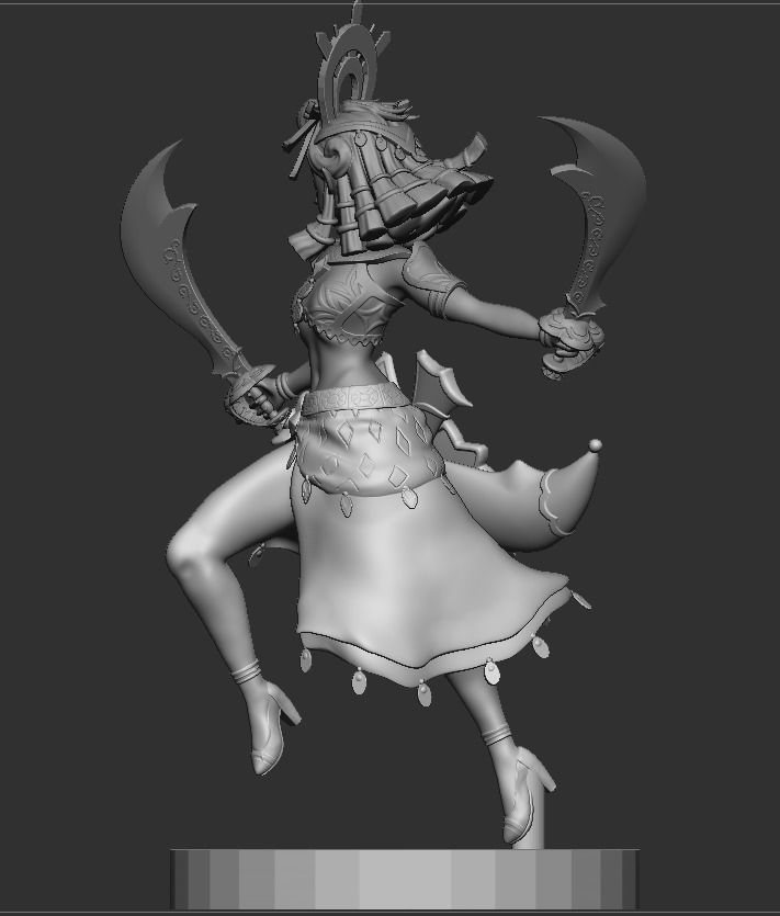 Riju Zelda Tears of the kingdom 3D print model_3