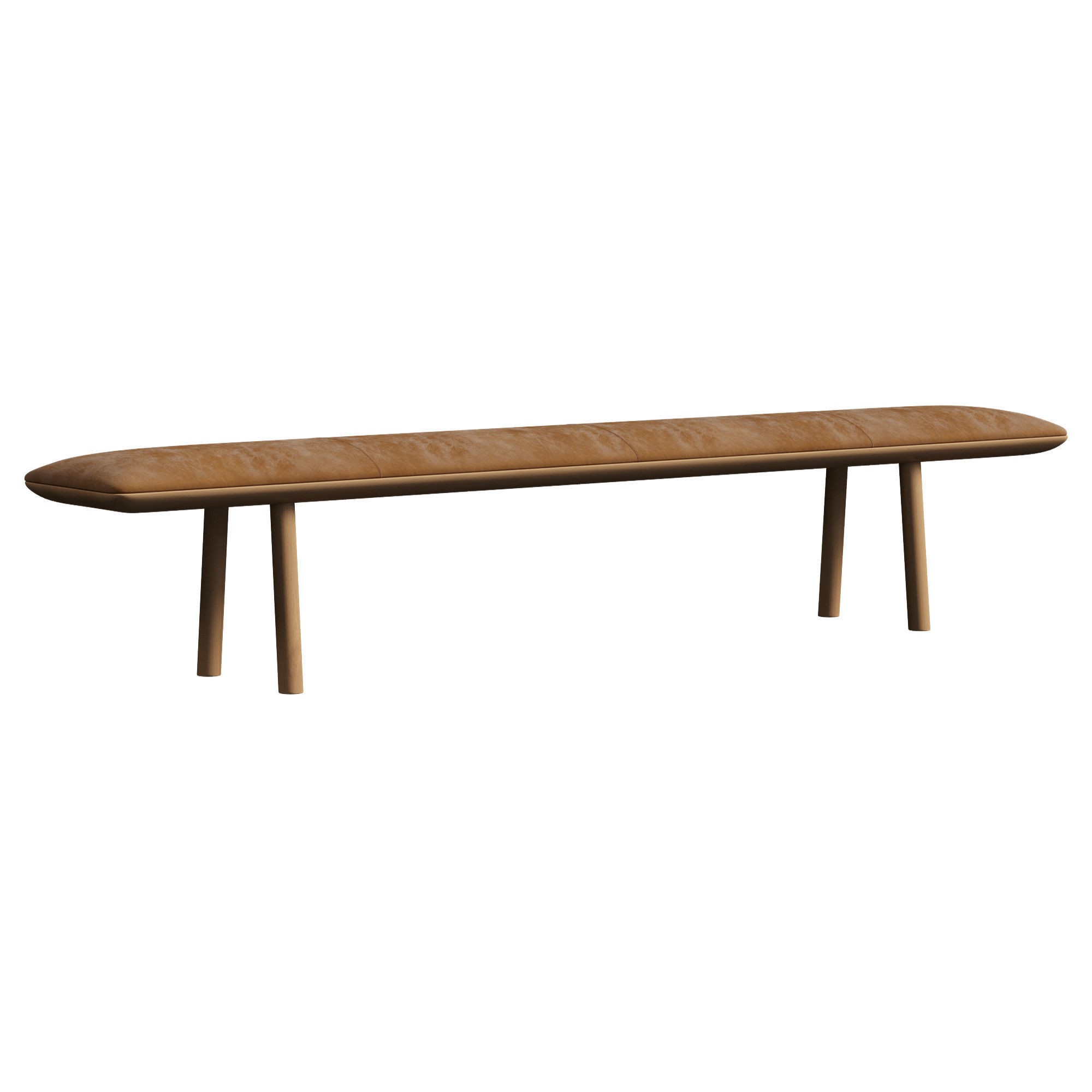OVO Upholstered Bench 3D model_10
