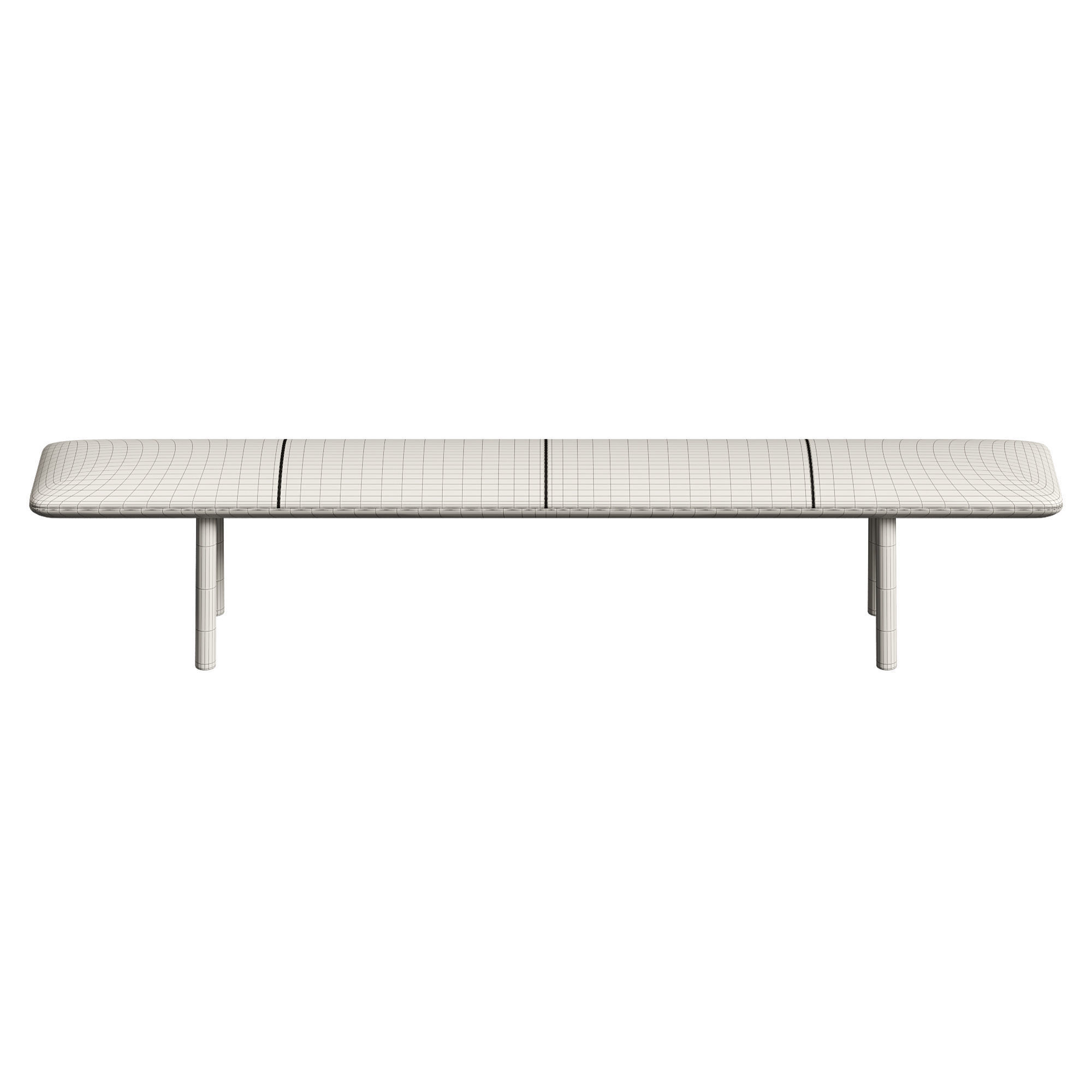 OVO Upholstered Bench 3D model_7