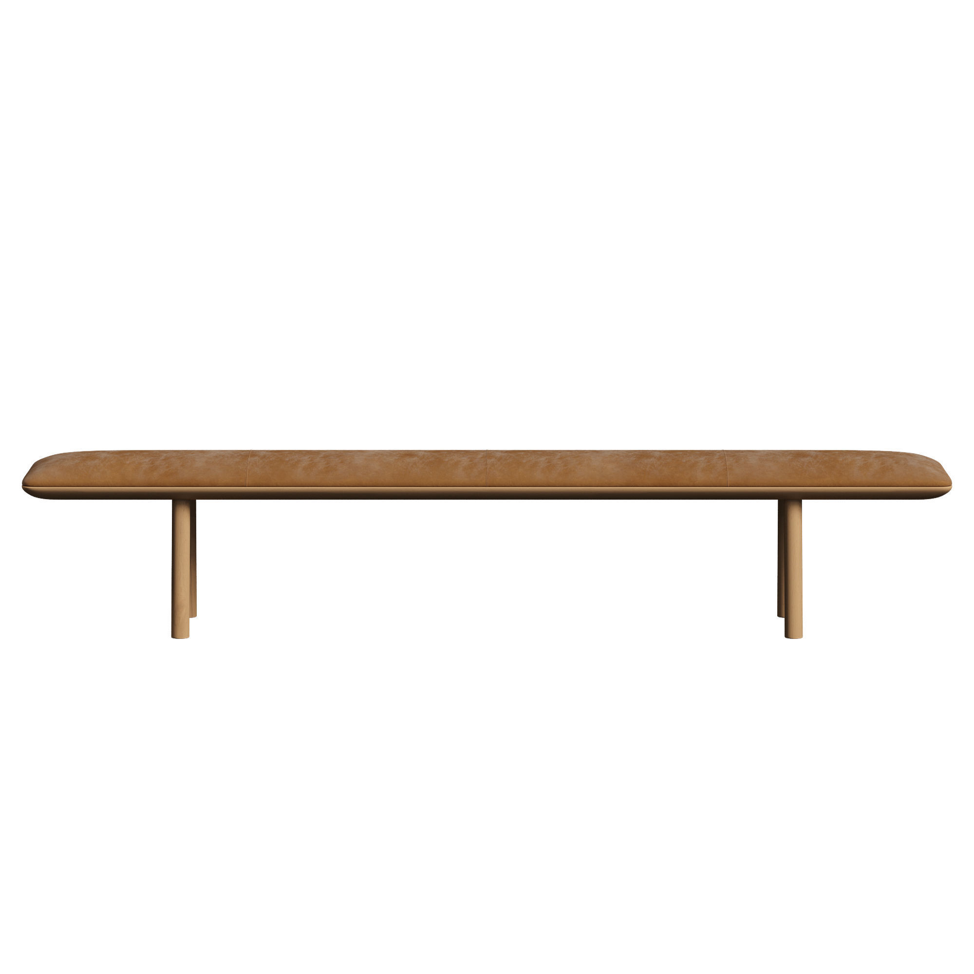 OVO Upholstered Bench 3D model_8
