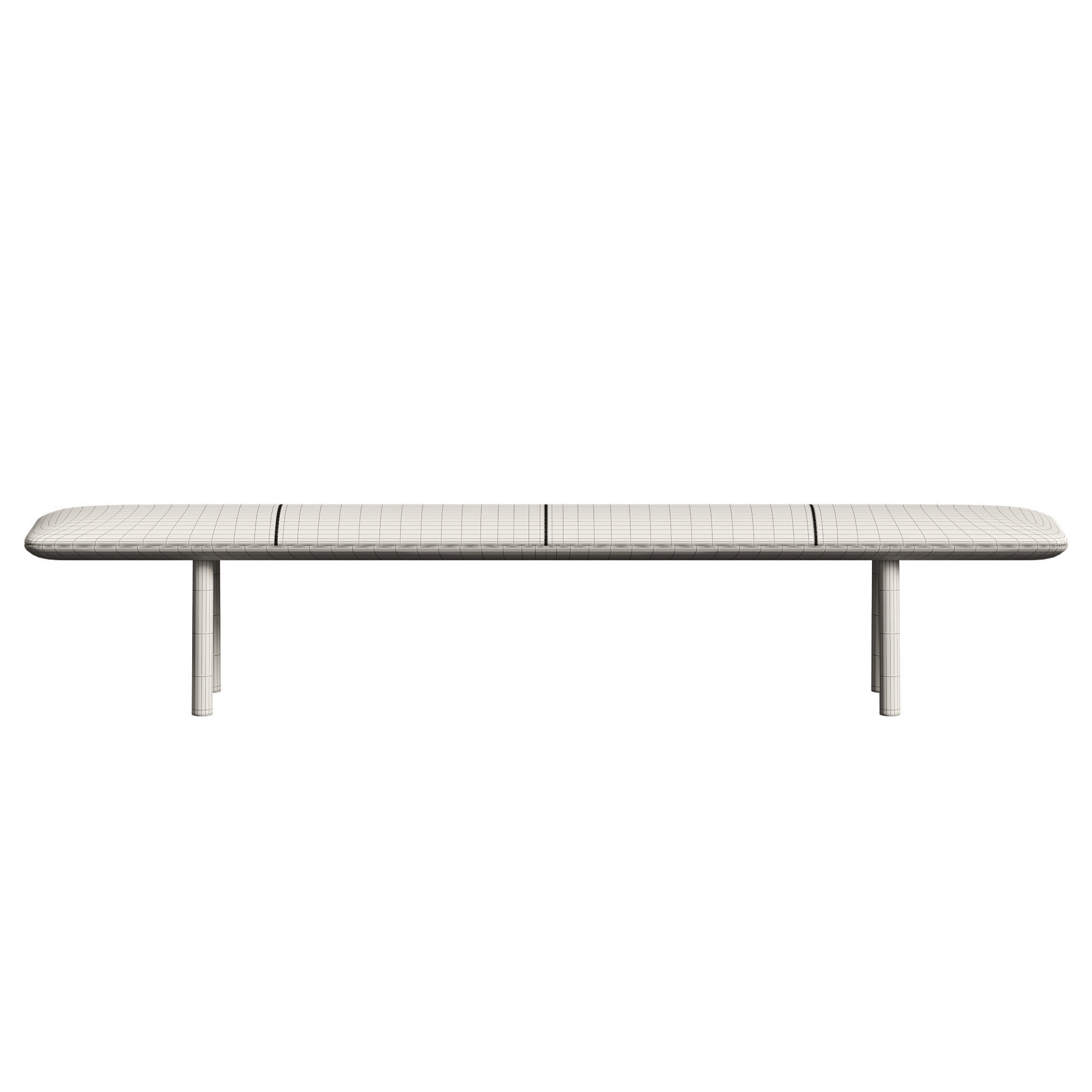 OVO Upholstered Bench 3D model_9