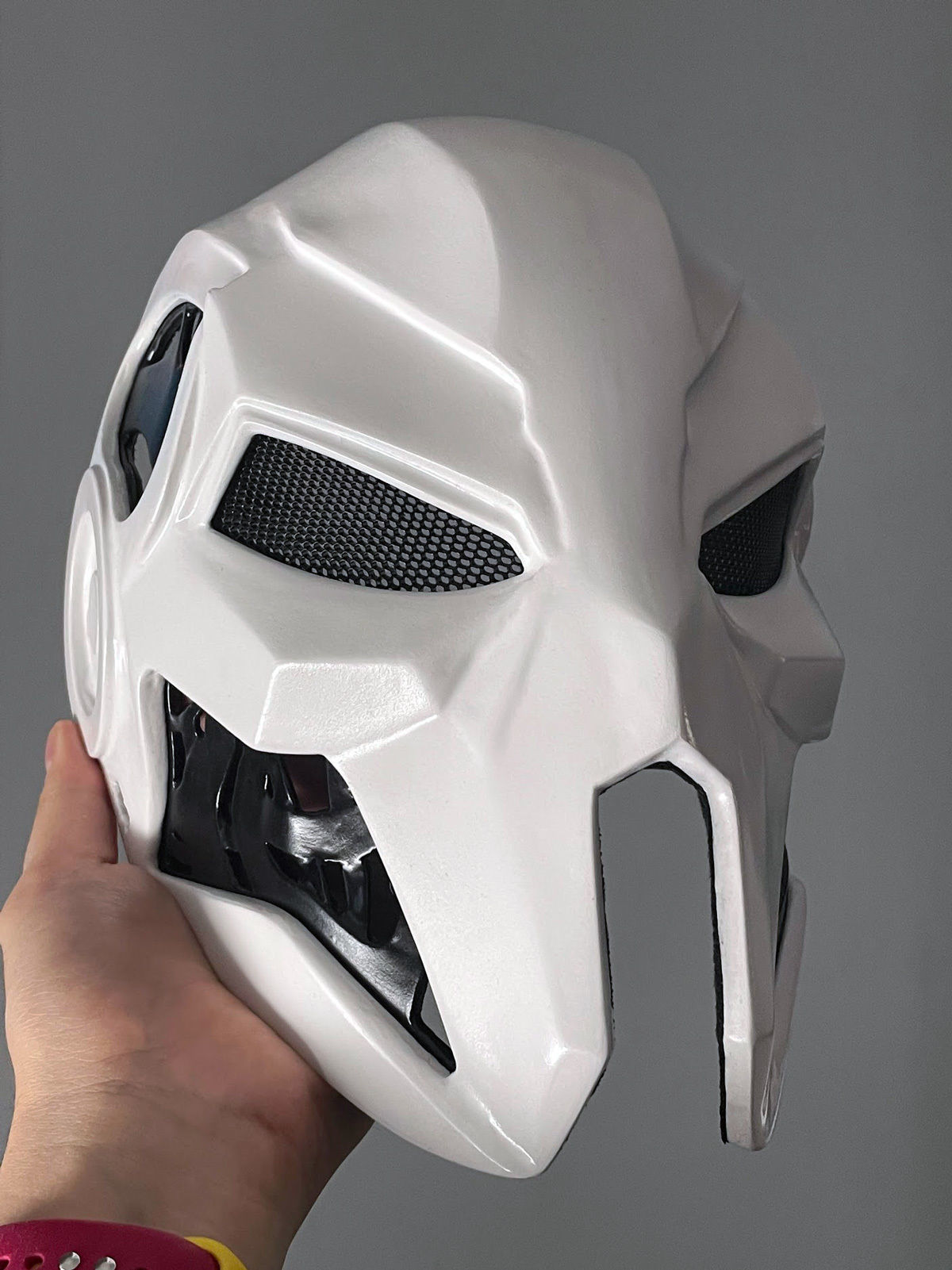 Sci-fi Cyberpunk Cosplay Mask 3D print model_15