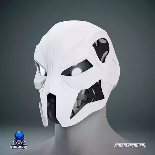 Sci-fi Cyberpunk Cosplay Mask 3D print model