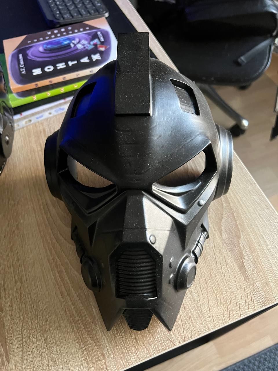 Post-apocalypse Sci-fi Cosplay Mask 3D print model_12