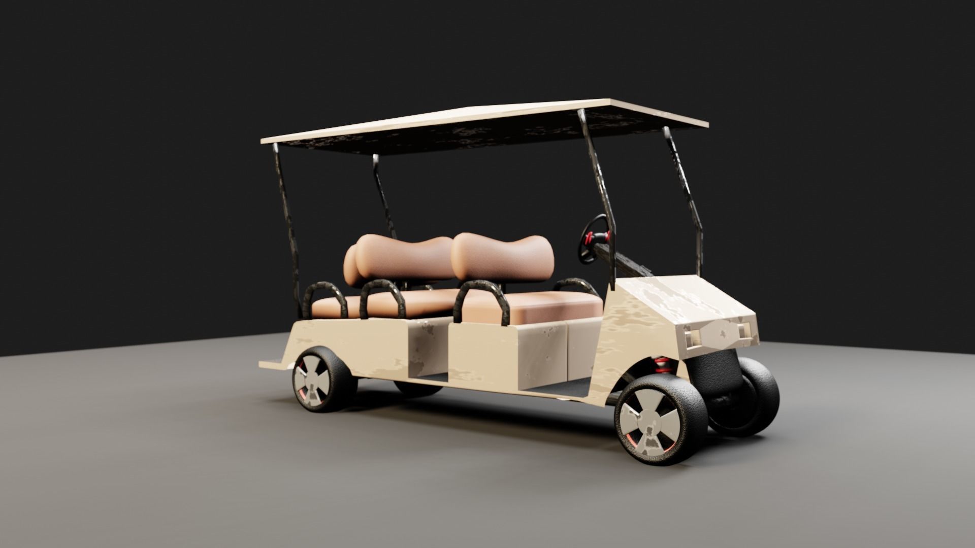 golfcart 3D model_3