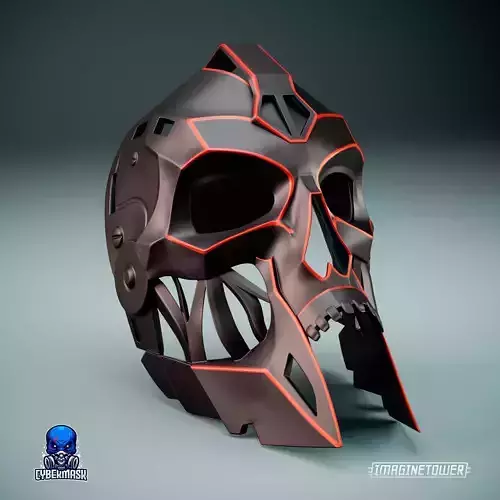 Black Skull Cosplay Mask