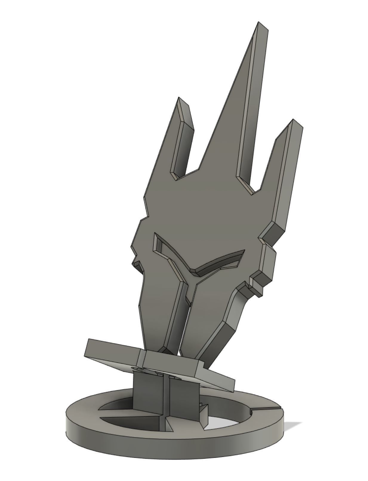 Overwatch Phone Holder - Reinhardt version 3D print model_1