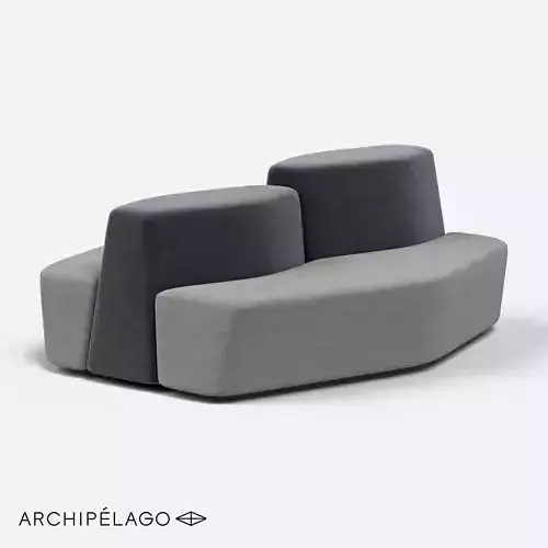 Sofa BELFAST DOUBLE Archipelago 3D model