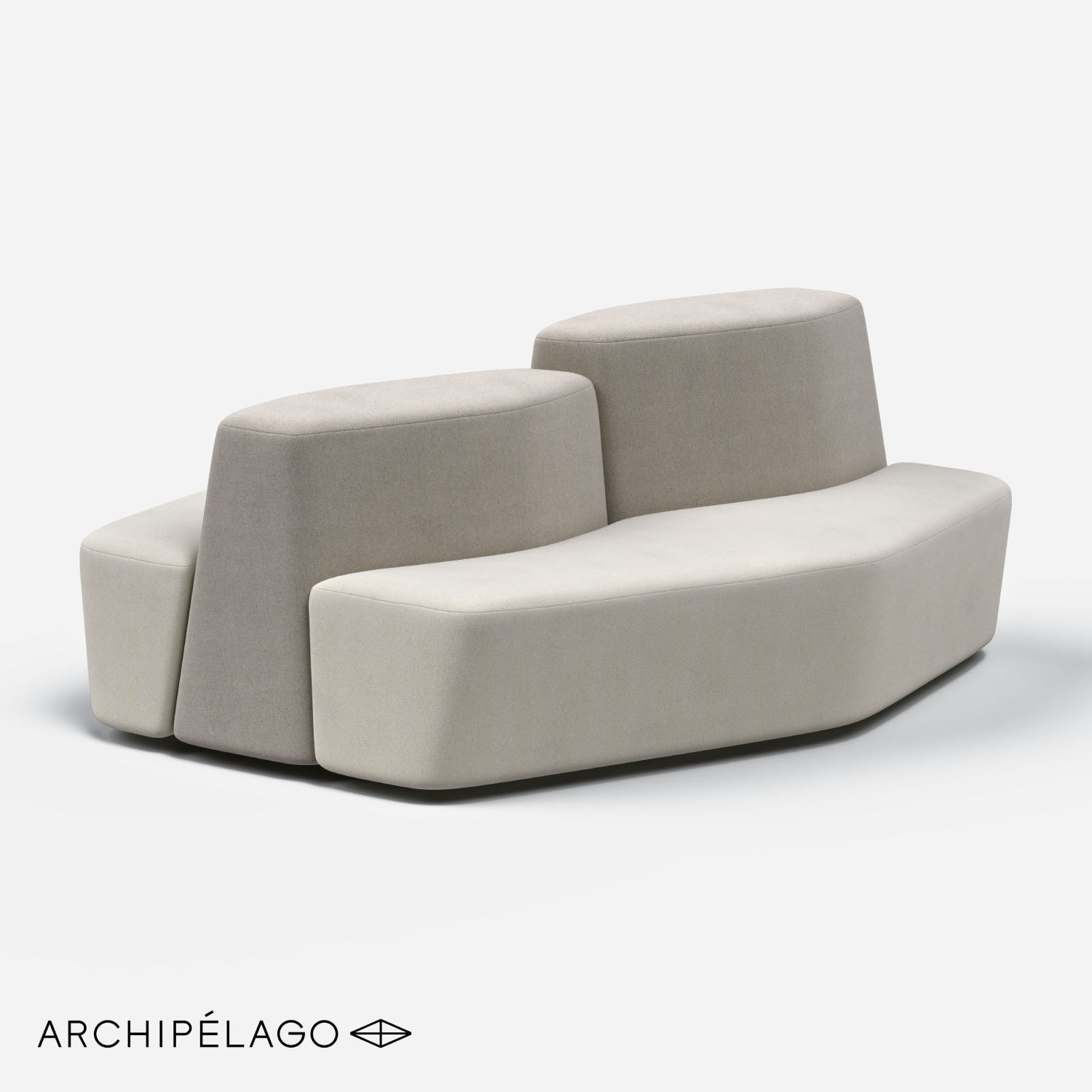 Sofa BELFAST DOUBLE Archipelago 3D model_1