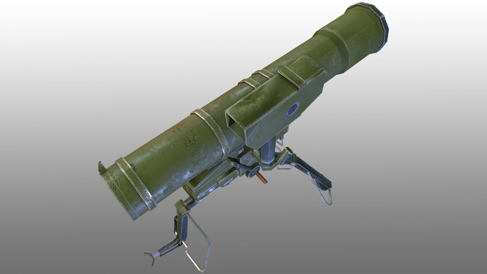 Fagot  AT-4 Spigot Low-poly 3D model_5