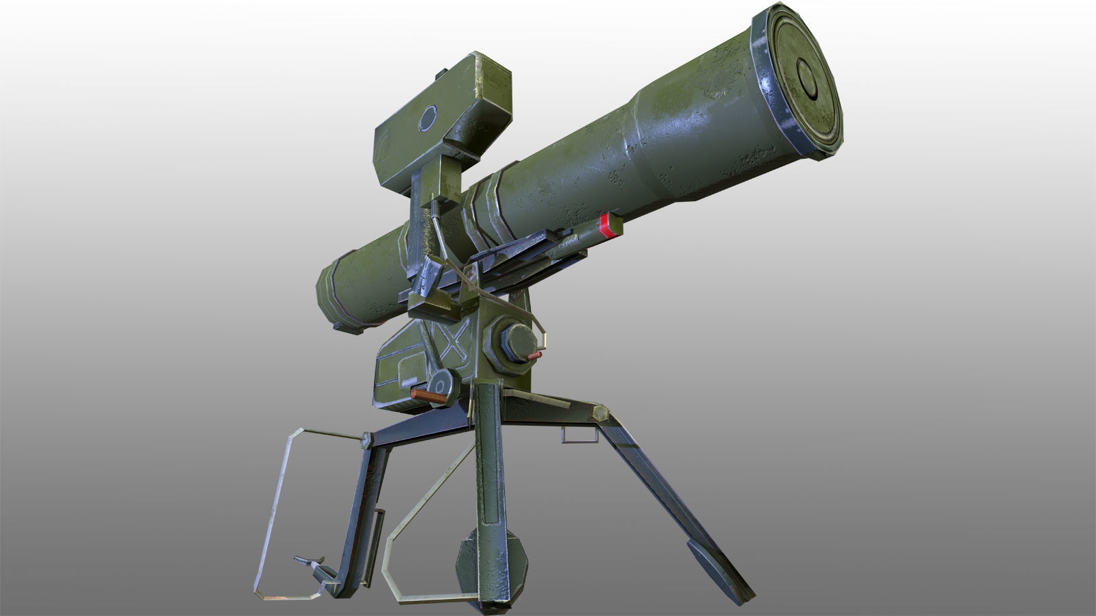 Fagot  AT-4 Spigot Low-poly 3D model_3